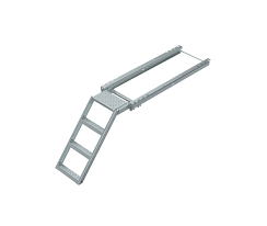 PLATFORMLU 3 BASAMAKLI ARKA MERDIVEN GALVANIZ